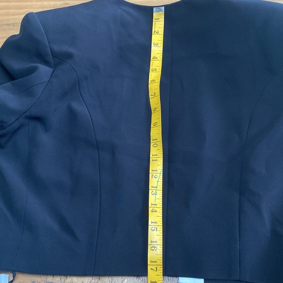 BalmainTwo-Tone Crepe Spencer Jacket - Picture 13 of 14